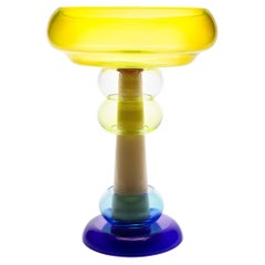 26 Niobe Glass Vase, by Ettore Sottsass from Memphis Milano