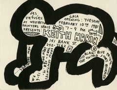 Keith Haring "Des Refusés" Westbeth Painters Space 1981 (announcement)