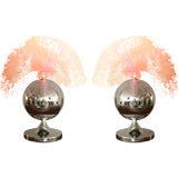 70's Chrome Fiber Optic Light Sculpture