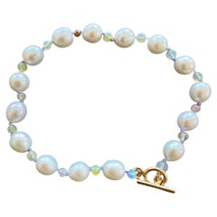 Opal White Pearl Bracelet