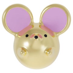 Naimah Mouse Earring Gold Vermeil