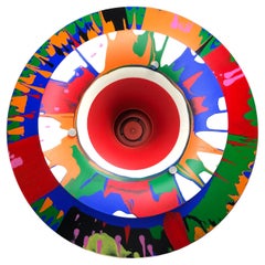 Iconic Vintage Ph5 Chandelier for Louis Poulsen of Dk with Abstract Art Work