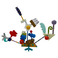 MEMPHIS ZOLO Wooden Toys designed by Byron Glaser and Sandra Higashi MOMA 1980s