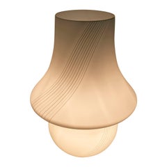 Mid-Century Modern Italian Murano Glass Mushroom Table Lamp, 1970s
