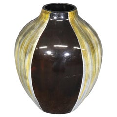 Mid Century Modern Vintage Glazed Pottery Vase