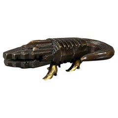 Pedro Friedeberg Crocodile Bronze Sculpture