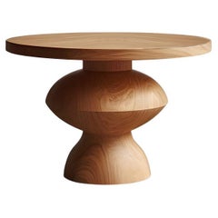 Tavolino, sgabello o comodino con finitura in Wood Wood, tavolo ausiliario Socle 42