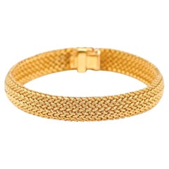 TIFFANY & Co. 18K Gold Braided Bracelet