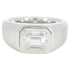 Tiffany & Co. The Charles Setting Bague de fiançailles pour homme Platine 1,71ct Center