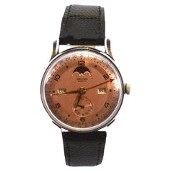 Vintage Record Watch Co. Moonphase Wrist Watch